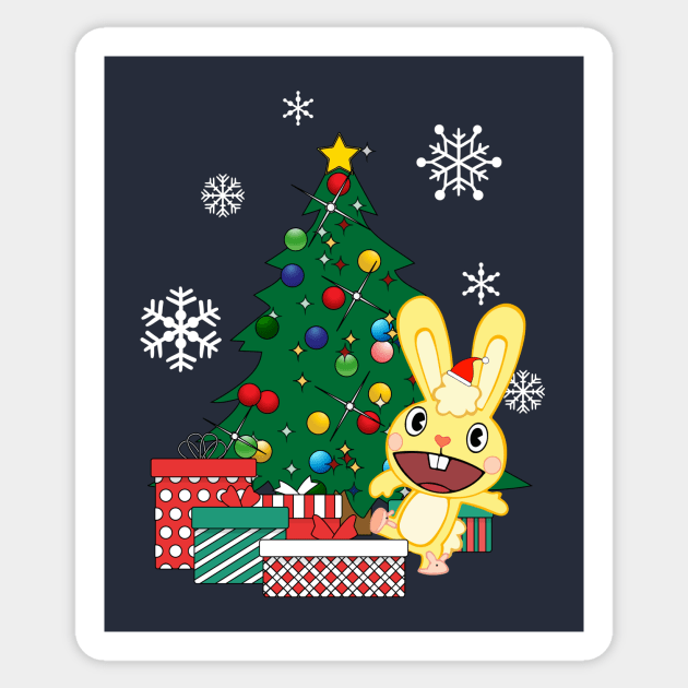 Cuddles Around The Christmas Tree Happy Tree Friends Sticker by Nova5